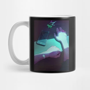 Anime style aesthetic shirt Mug